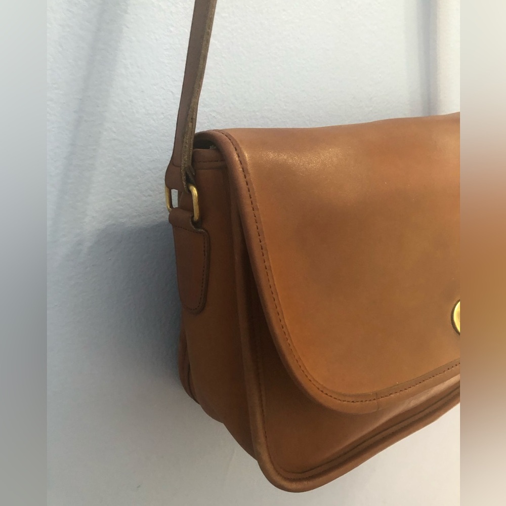 Rare Heritage Coach Vintage "City Bag" Cross Body Leather Bag - Picture 7 of 12